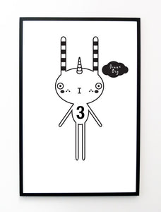 MOOKii BUNNYCORN POSTER