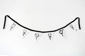 MOOKii FRIENDS FABRIC GARLAND