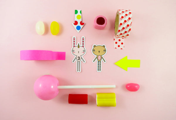 MOOKii BUNNYCORN & BRUNO BEAR STICKER SET