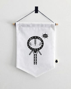 LIONEL FABRIC BANNER